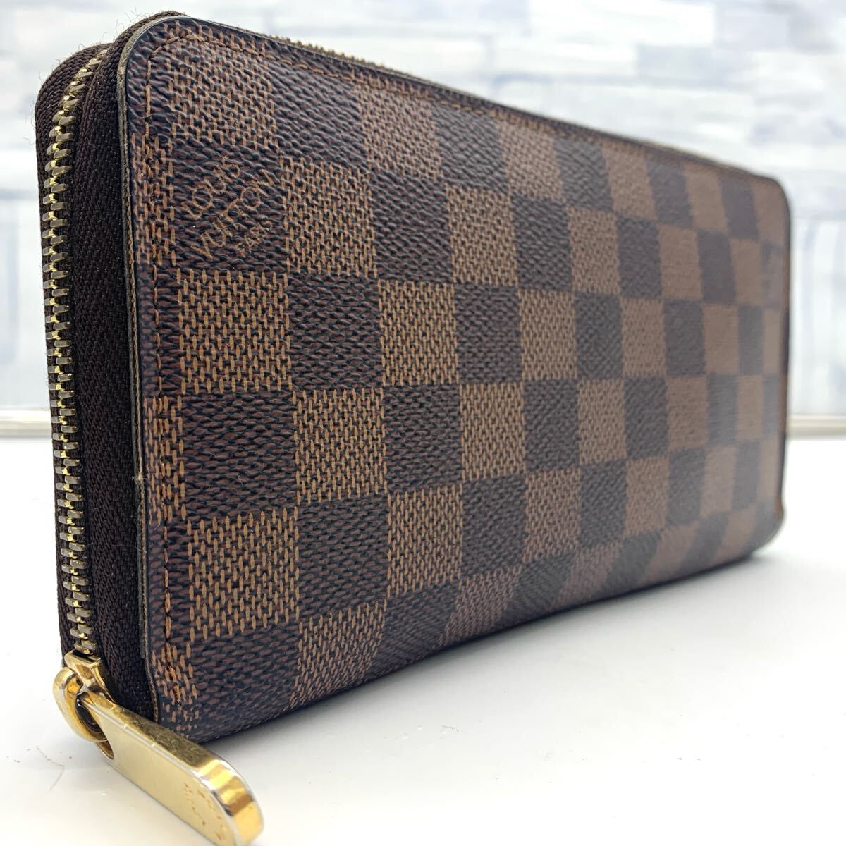 極美品】LOUISVUITTON ルイヴィトン ダミエ エベヌ 長財布 極美品】LOUISVUITTON ルイヴィトン ダミエ エベヌ 長財布
