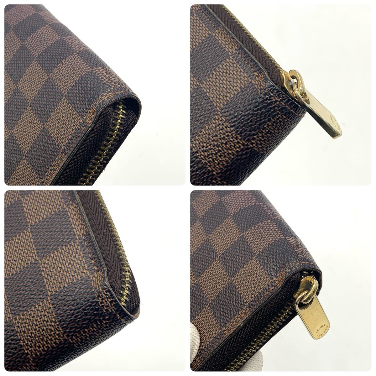 極美品】LOUISVUITTON ルイヴィトン ダミエ エベヌ 長財布 極美品】LOUISVUITTON ルイヴィトン ダミエ エベヌ 長財布