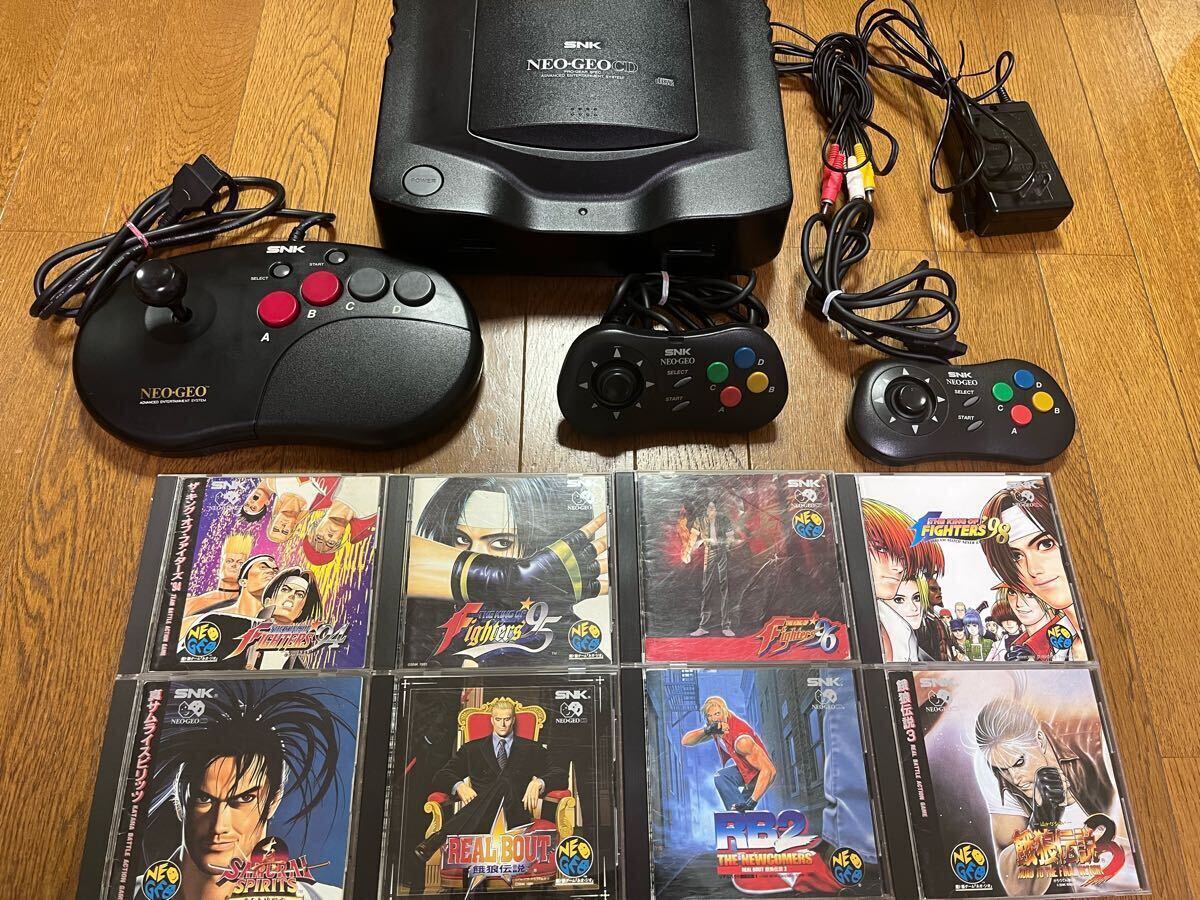 ネオジオCD まとめ 本体 コントローラー アケコン キングオブ ネオジオCD まとめ 本体 コントローラー アケコン キングオブ