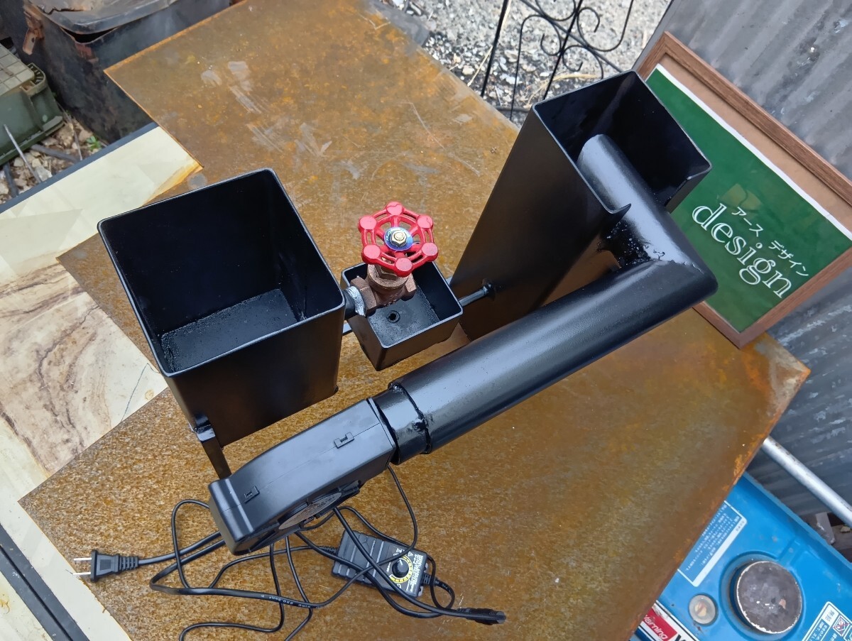 廃油ストーブ 【ミニファクトリー】0602 アースデザイン 送風機 廃油ストーブ 【ミニファクトリー】0602 アースデザイン 送風機