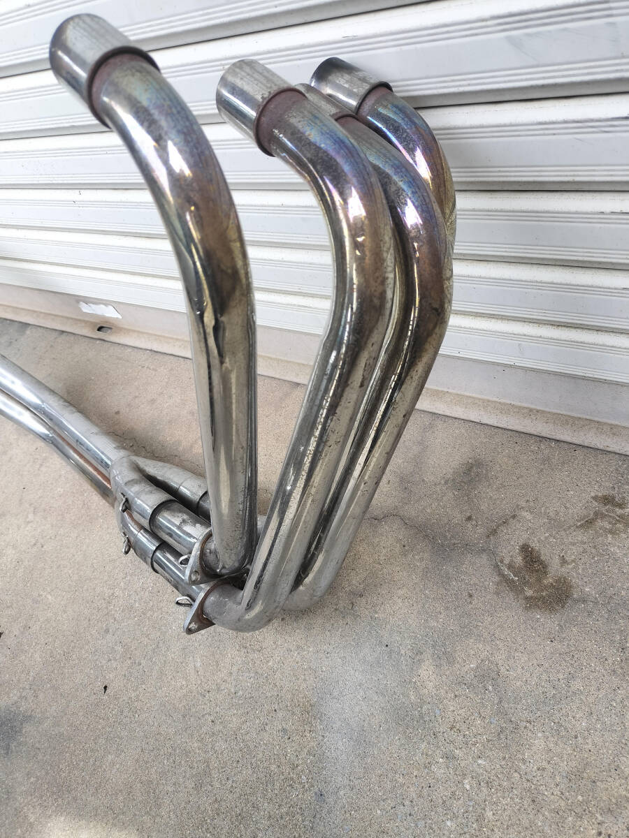  Zephyr 400 металлизированный 4-2-1 muffler 52φ
