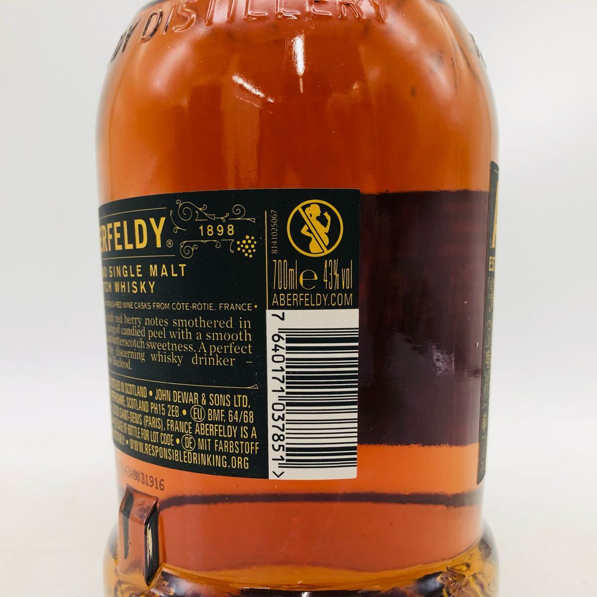 未開栓】ABERFELDY アバフェルディ18年 700ml 43% 箱付 未開栓】ABERFELDY アバフェルディ18年 700ml 43% 箱付