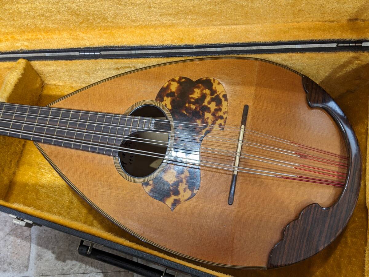 6961】1円スタート!! 野口マンドリン 1975 ケース付き 弦楽器 6961】1円スタート!! 野口マンドリン 1975 ケース付き 弦楽器