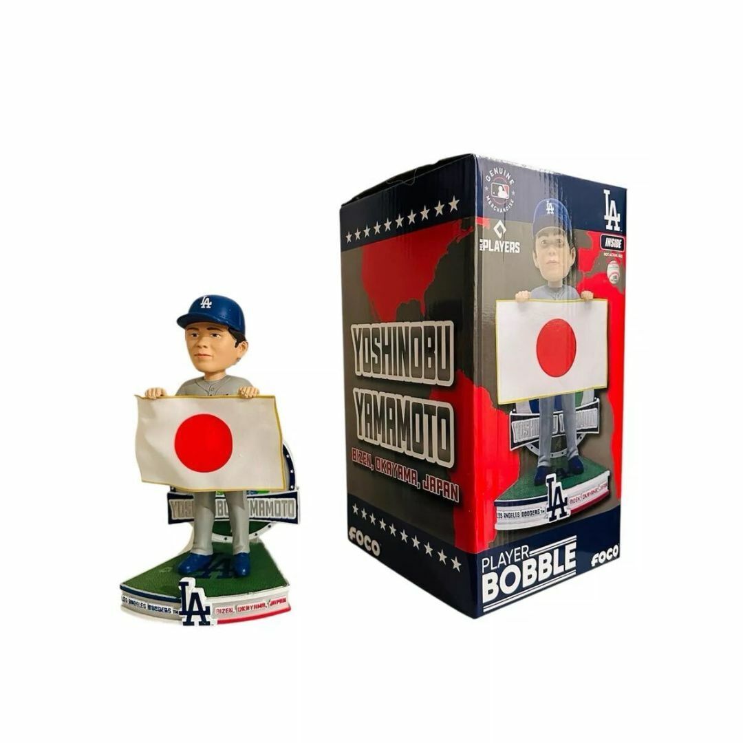 224個限定 山本由伸 日本国旗 ボブルヘッド】 新品 未開封 MLB 224個限定 山本由伸 日本国旗 ボブルヘッド】 新品 未開封 MLB
