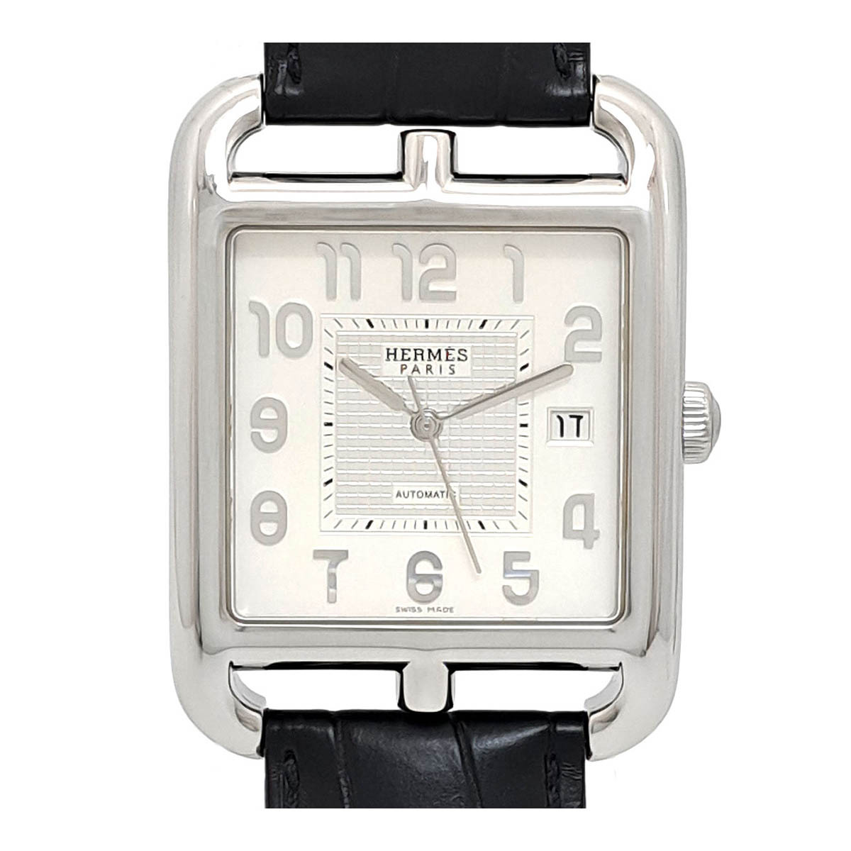 エルメス ケープコッド デイト CD6.710 自動巻き ステンレススティール メンズ HERMES 中古 【時計】
