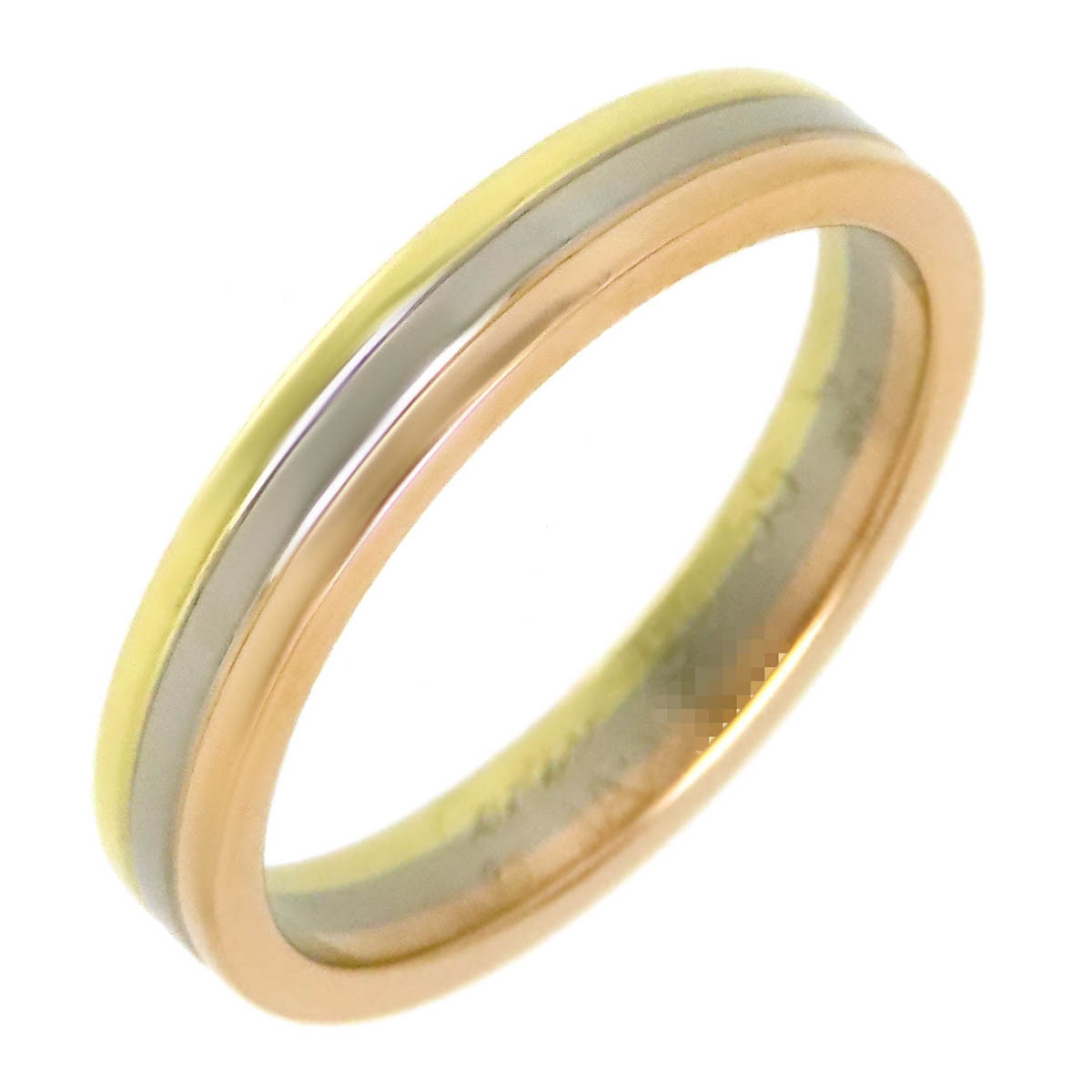 カルティエ スリーゴールド ウェディング リング #55 B4052255 750 (K18YG K18WG K18PG) レディース CARTIER 中古 【ジュエリー】