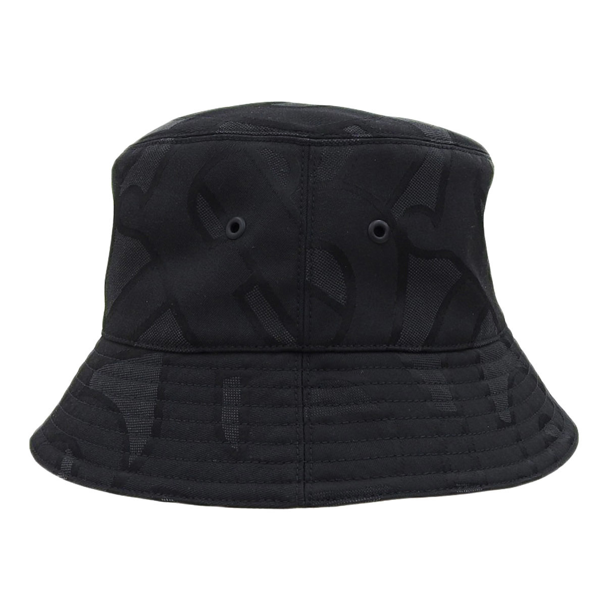 バーバリー モノグラム ジャカード バケットハット 8048768 ユニセックス ブラック BURBERRY 中古 【アパレル?小物】