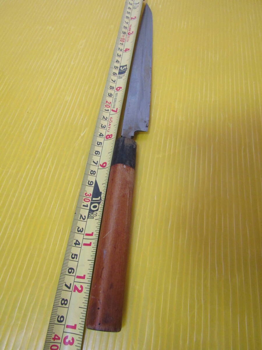 A0817 正本 柳刃包丁 刺身包丁 刃渡り24cm