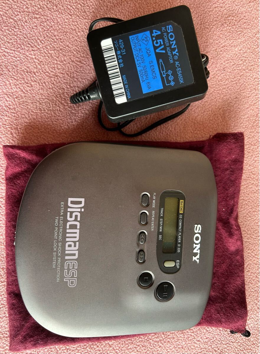 SONY Discman ESP D-335 CDウォークマン☆中古動作品(CD SONY Discman ESP D-335 CDウォークマン☆中古動作品(CD
