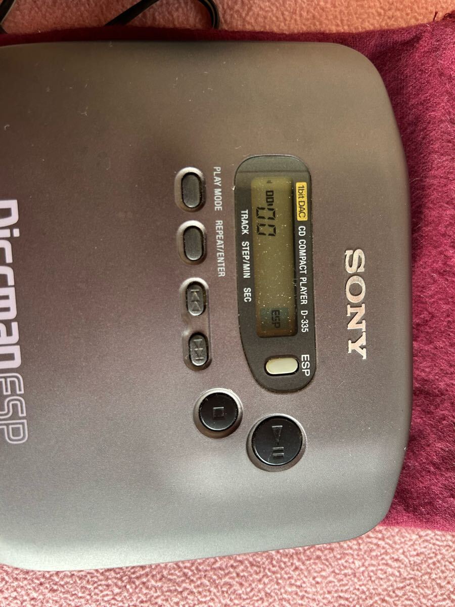 SONY Discman ESP D-335 CDウォークマン☆中古動作品(CD SONY Discman ESP D-335 CDウォークマン☆中古動作品(CD