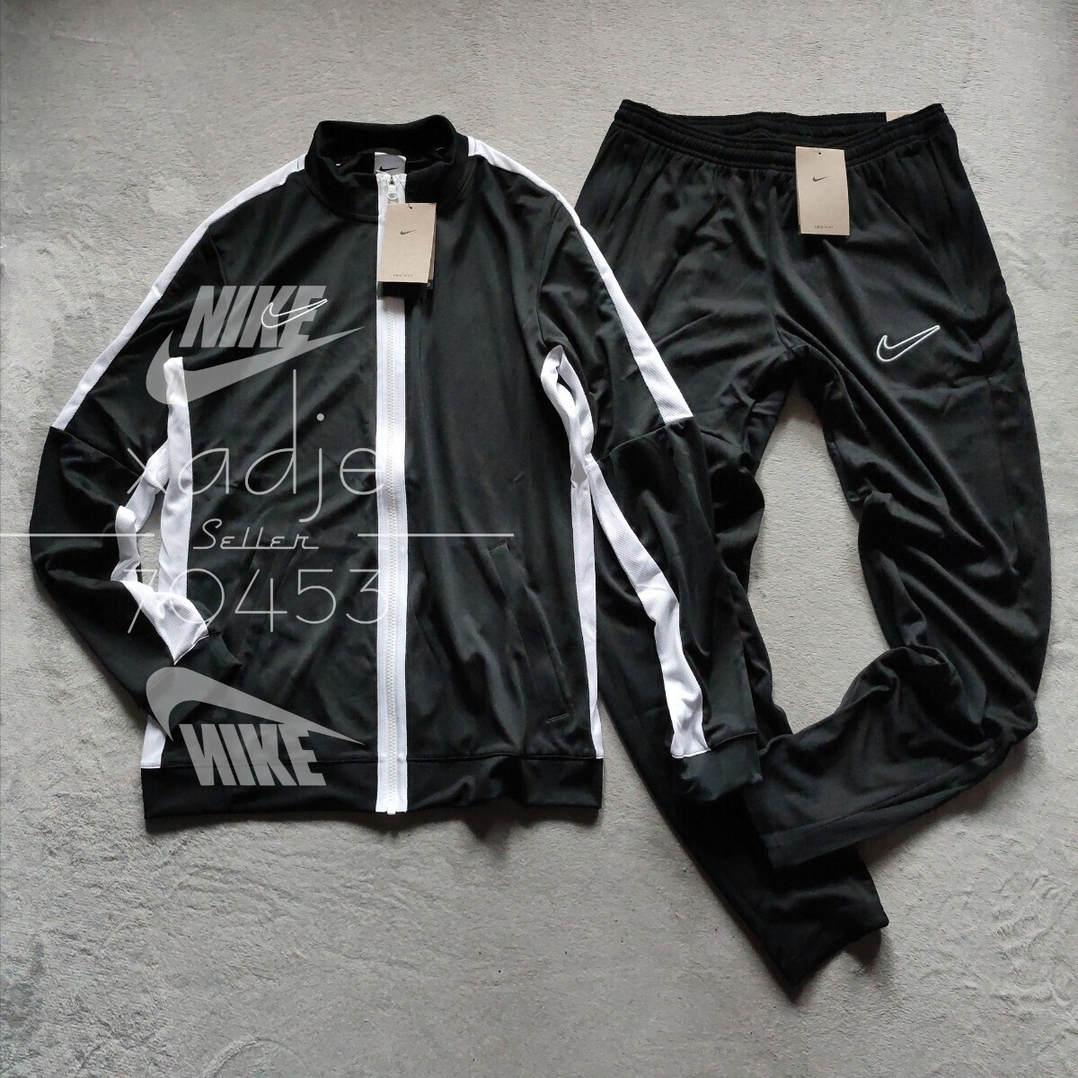 新品 正規品 NIKE ナイキ 上下セット セットアップ ジャージ 黒 新品 正規品 NIKE ナイキ 上下セット セットアップ ジャージ 黒