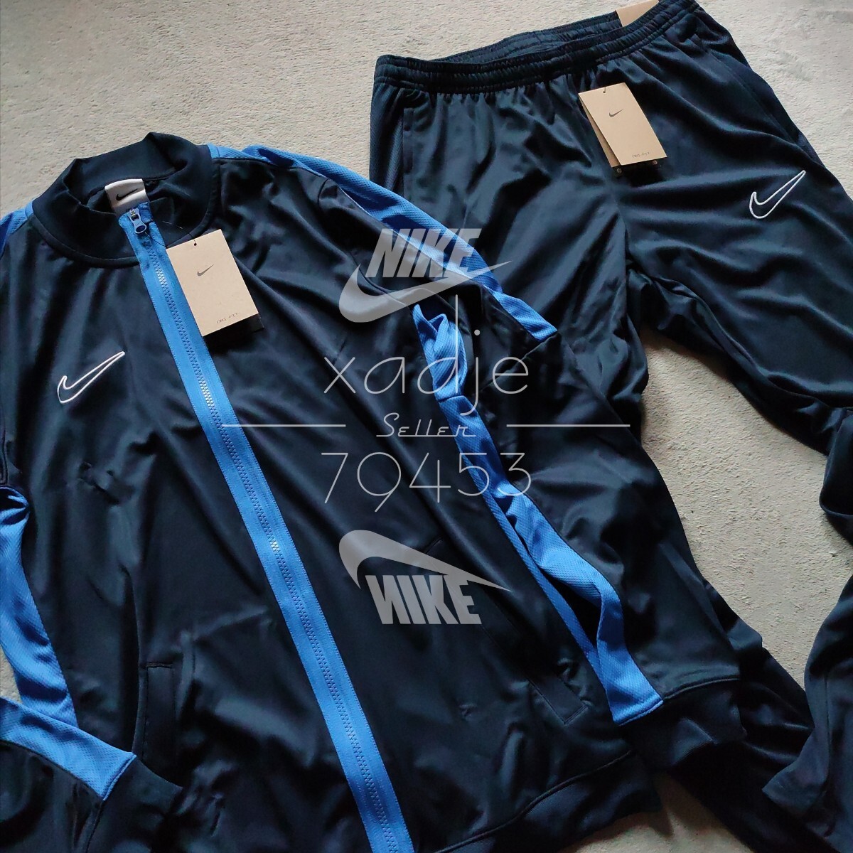 新品 正規品 NIKE ナイキ 上下セット セットアップ ジャージ 紺 新品 正規品 NIKE ナイキ 上下セット セットアップ ジャージ 紺