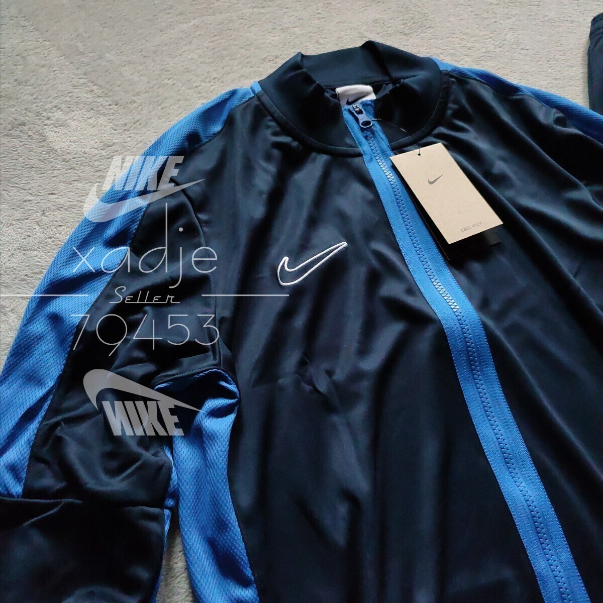 新品 正規品 NIKE ナイキ 上下セット セットアップ ジャージ 紺 新品 正規品 NIKE ナイキ 上下セット セットアップ ジャージ 紺