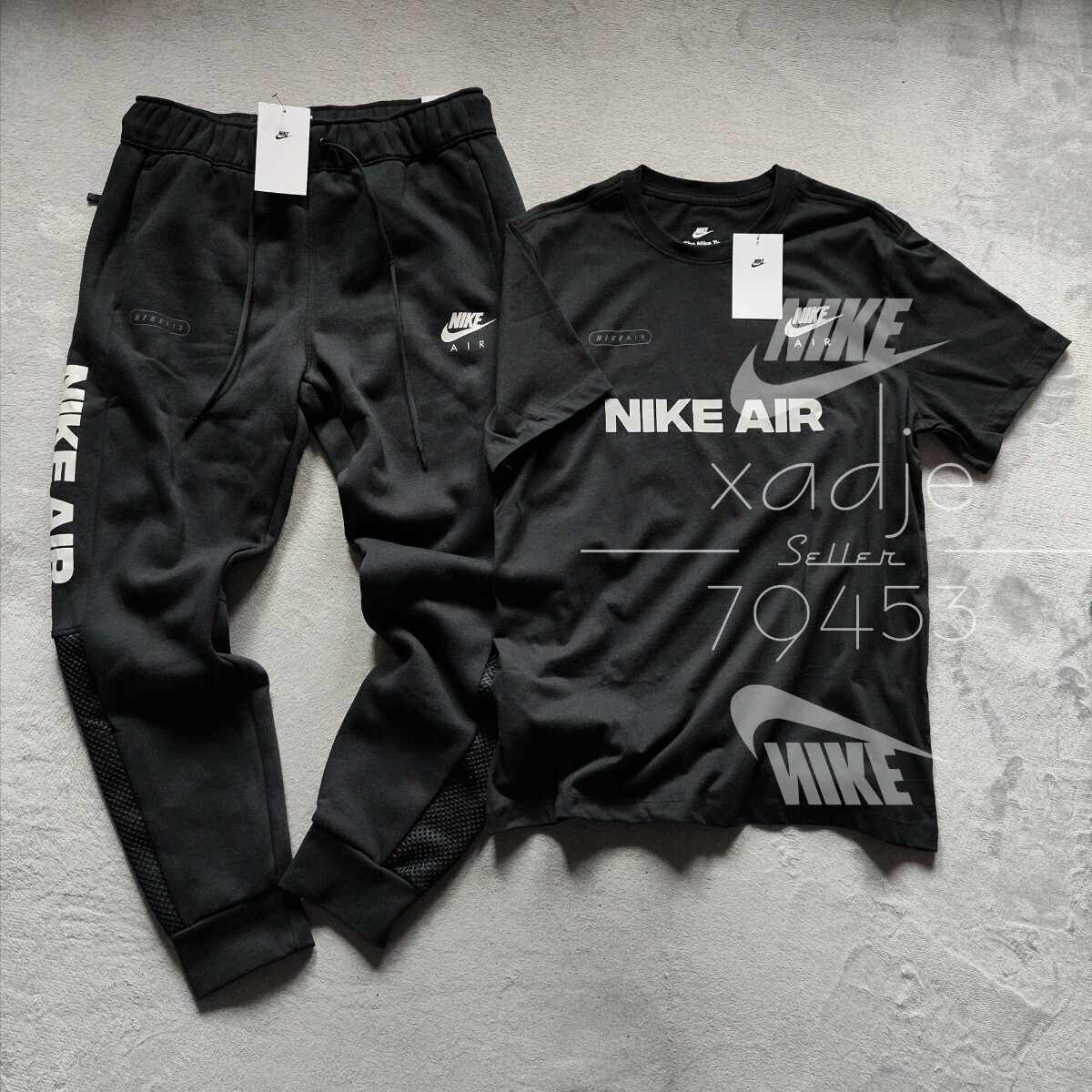 新品 正規品 NIKE AIR ナイキ エア ロゴ プリント 上下セット T 新品 正規品 NIKE AIR ナイキ エア ロゴ プリント 上下セット T