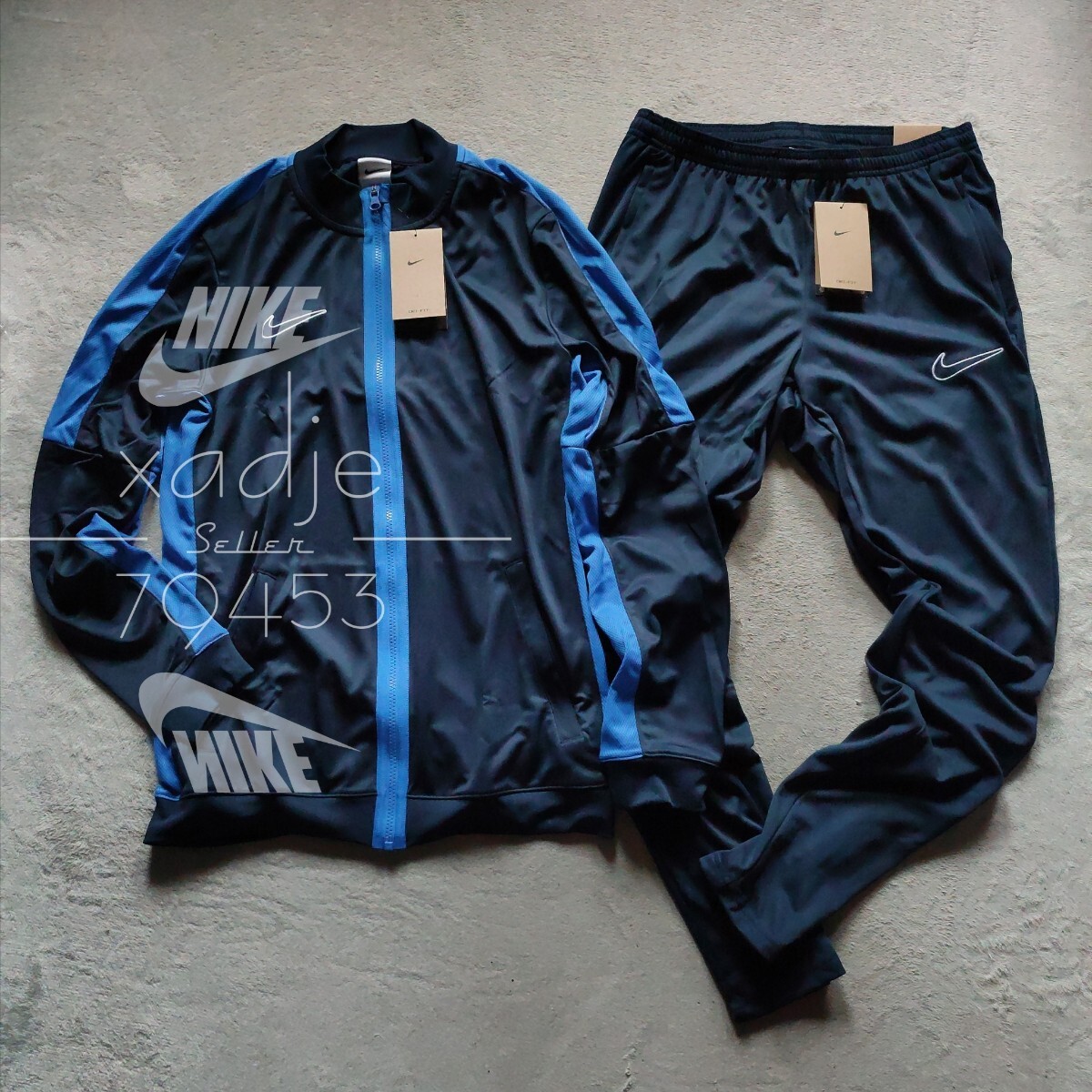 新品 正規品 NIKE ナイキ 上下セット セットアップ ジャージ 紺 新品 正規品 NIKE ナイキ 上下セット セットアップ ジャージ 紺