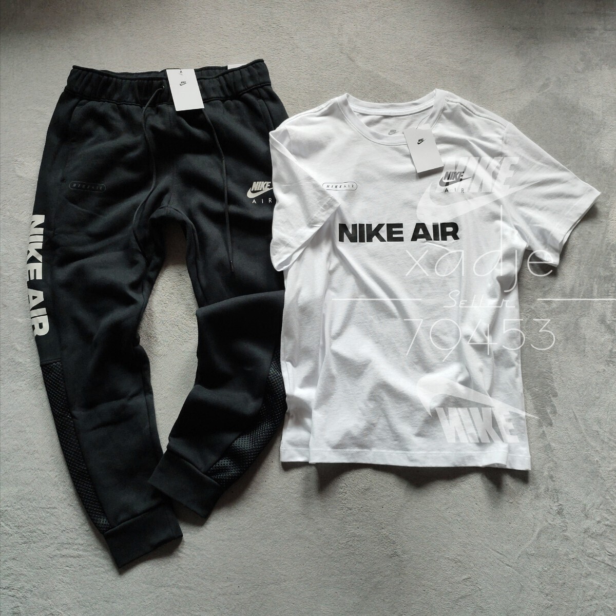 新品 正規品 NIKE AIR ナイキ エア ロゴ プリント 上下セット T 新品 正規品 NIKE AIR ナイキ エア ロゴ プリント 上下セット T