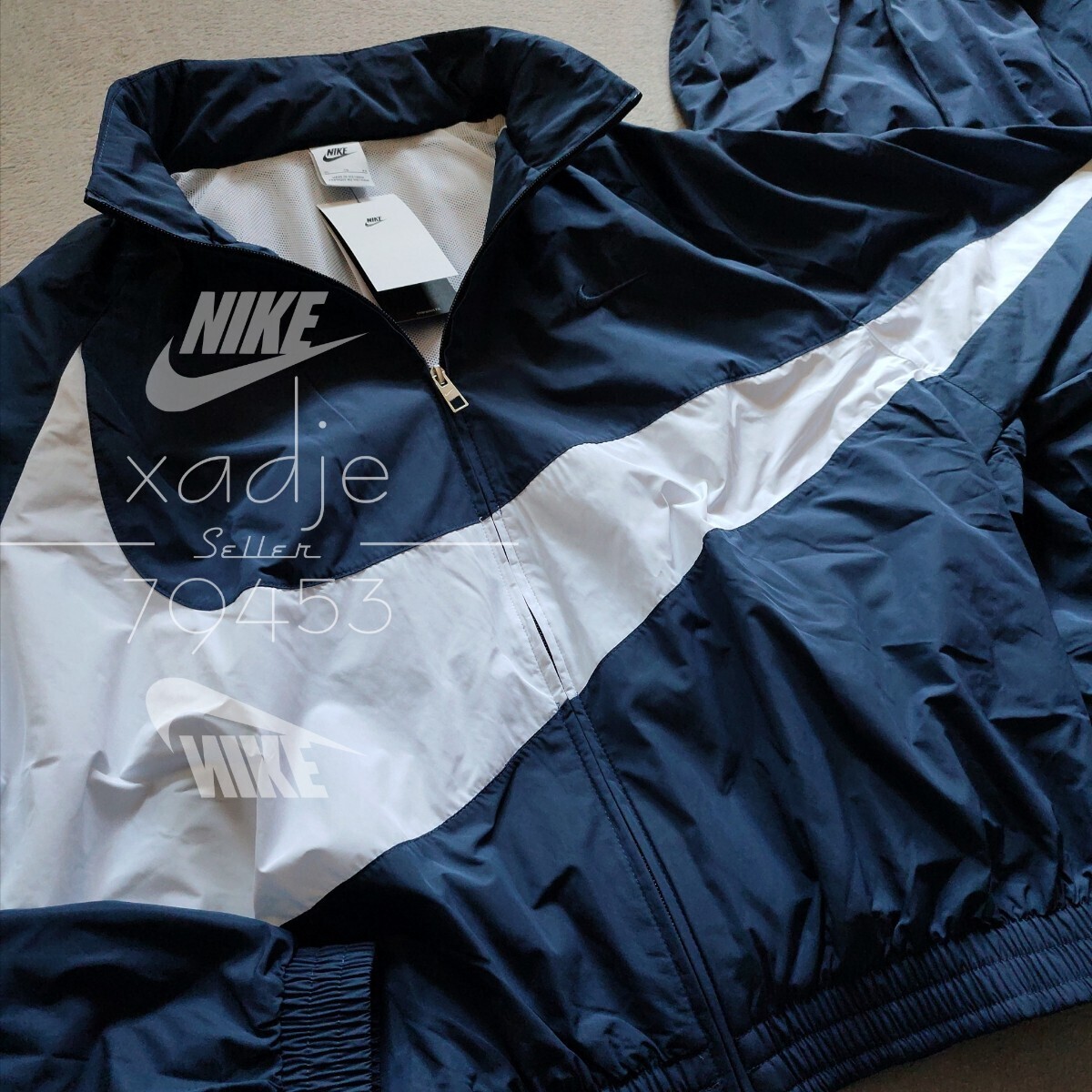 新品 正規品 NIKE ナイキ ビッグスウッシュ 上下セット ナイロン 新品 正規品 NIKE ナイキ ビッグスウッシュ 上下セット ナイロン
