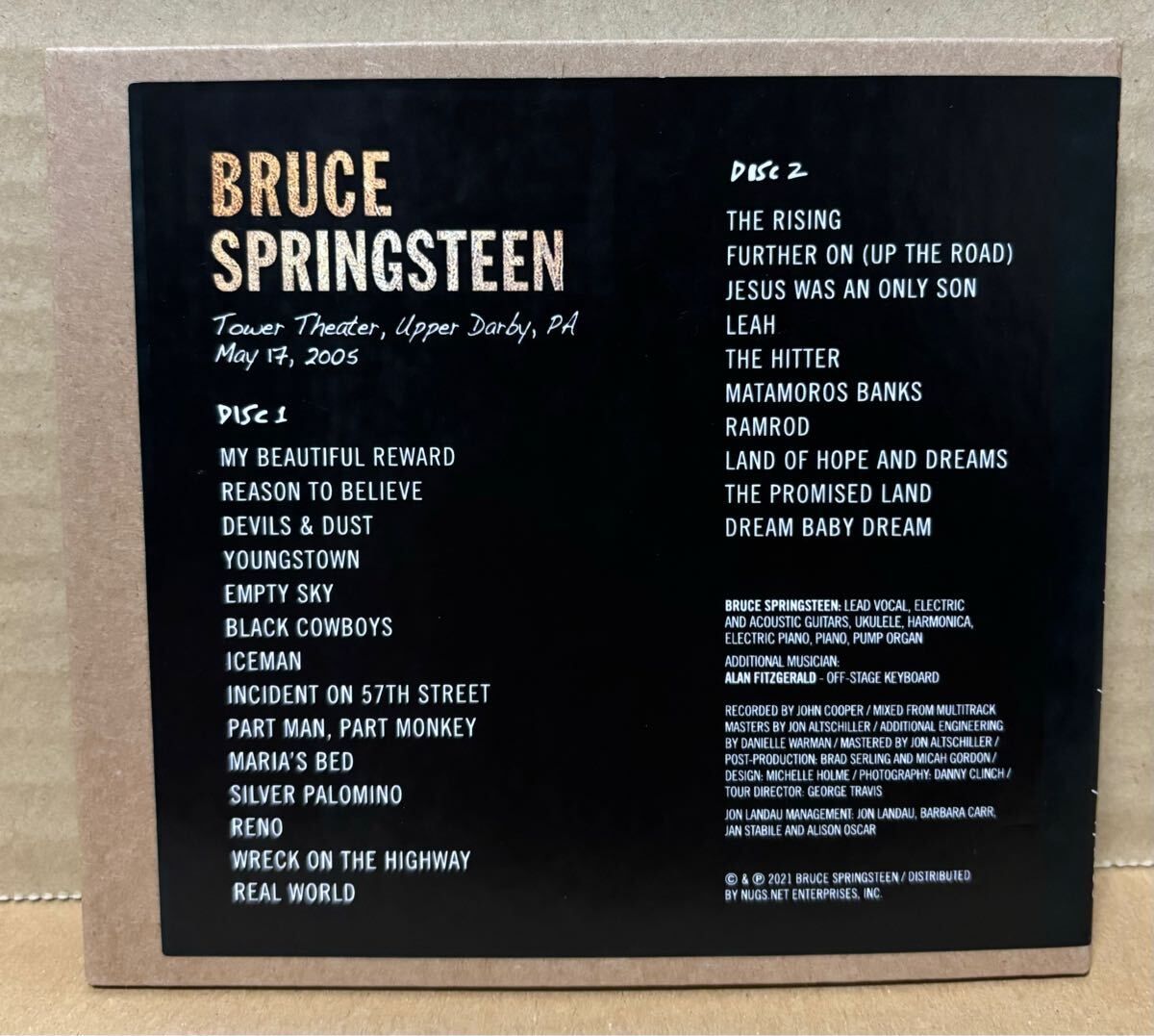 Bruce Springsteen Tower Theater 2005_画像2