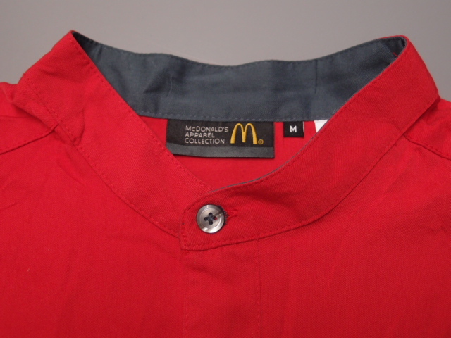 ◆古著卸USA■McDONAL'S☆シャツ★★★M　　スタッフシャツ　 アメリカ直輸入　SALE お見逃しなく!