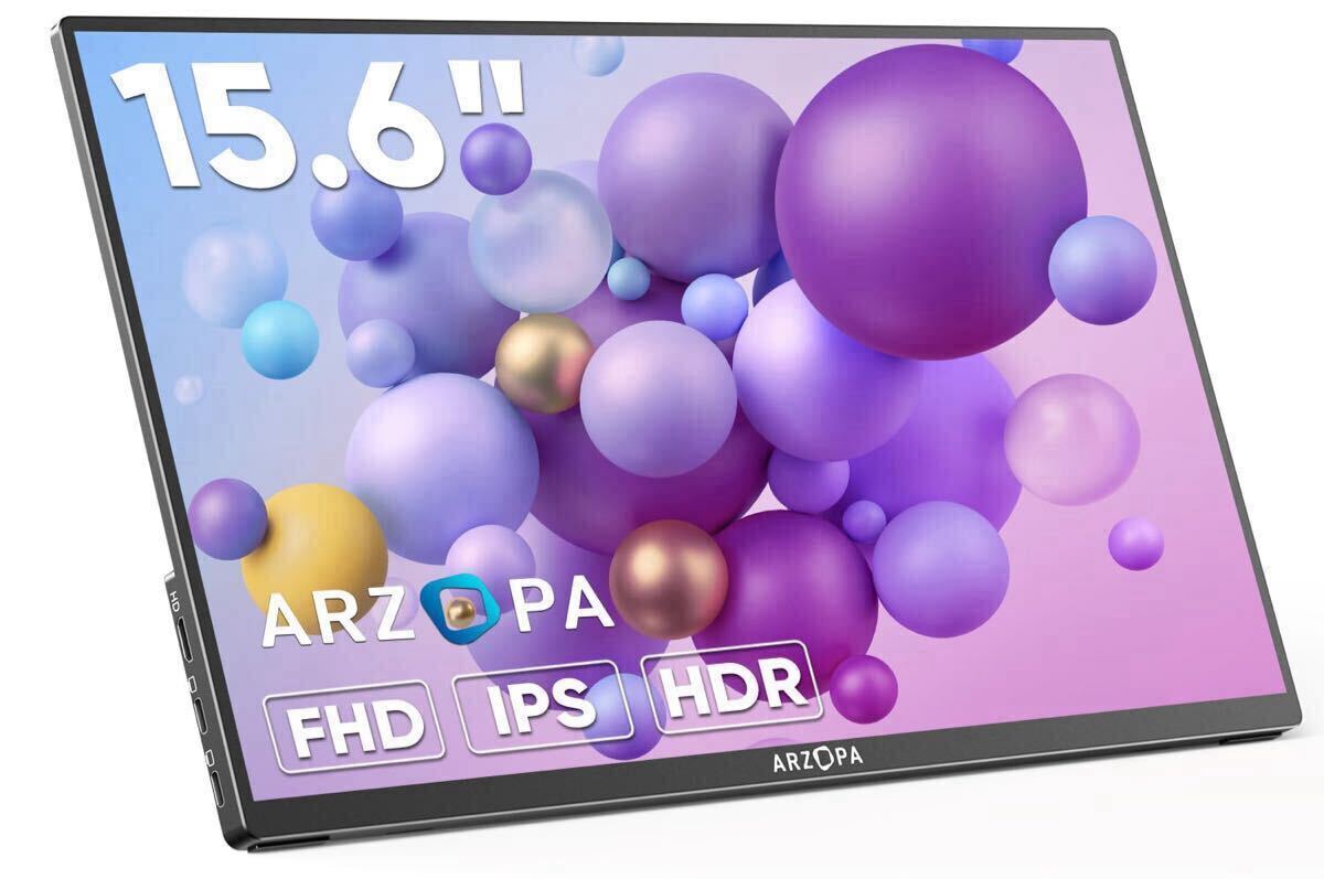 ル 年末のプロモーション ARZOPA 新品同様 A1 6インチ 約15 モバイルモニター GAMUT ディスプレイ・モニター本体