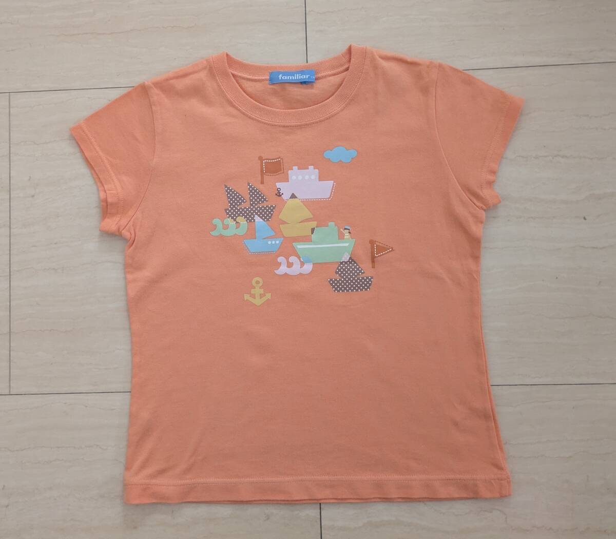 著用少　ファミリア　半袖Tシャツ　サイズ130