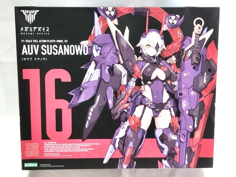 1円〜 コトブキヤ メガミデバイス 1/1 オウブ スサノヲ | 壽屋(KOTOBUKIYA) メガミデバイス 皇巫 スサノヲ 紅蓮 全高約