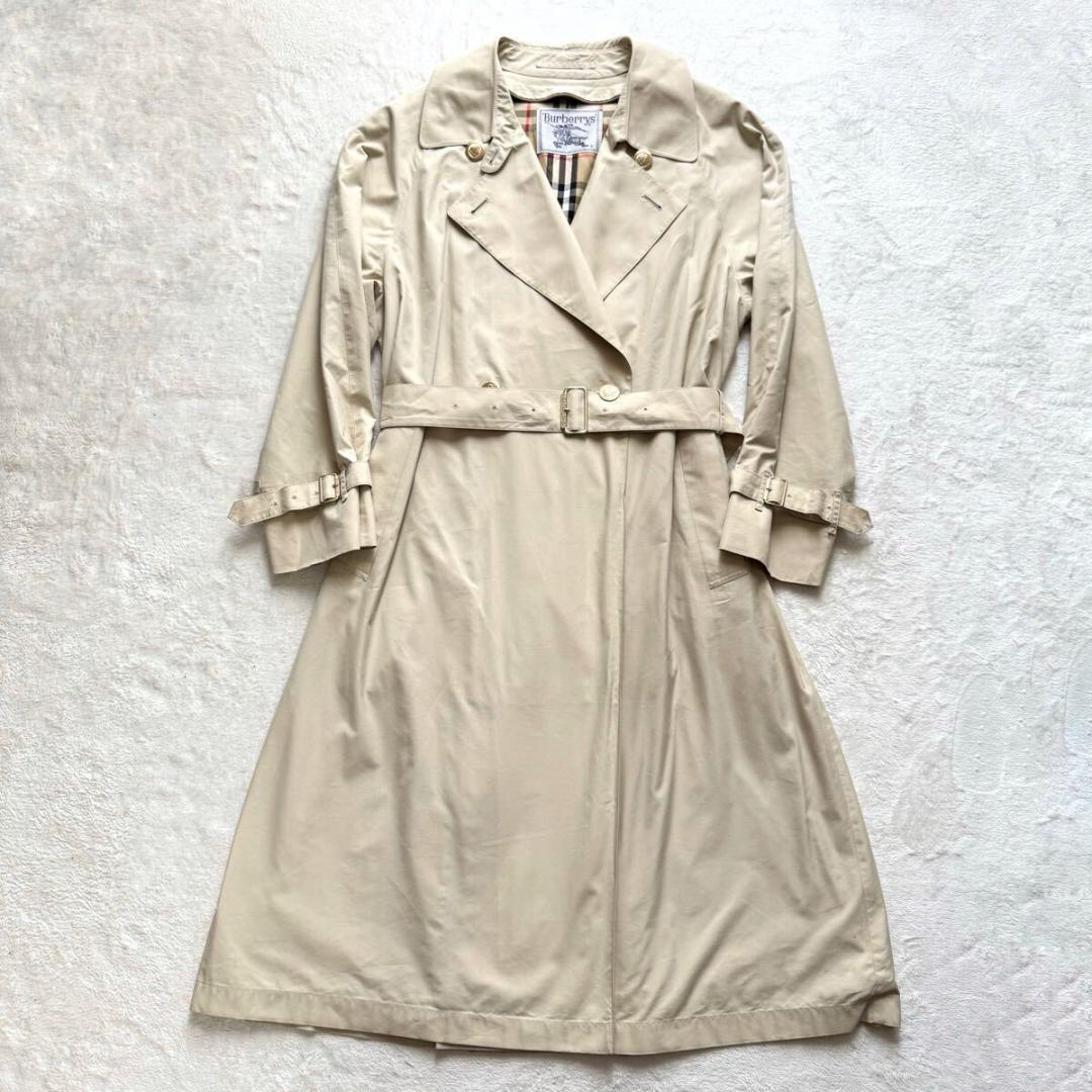 1円~希少 Burberrys バーバリー トレンチコート ノバチェック 1円~希少 Burberrys バーバリー トレンチコート ノバチェック