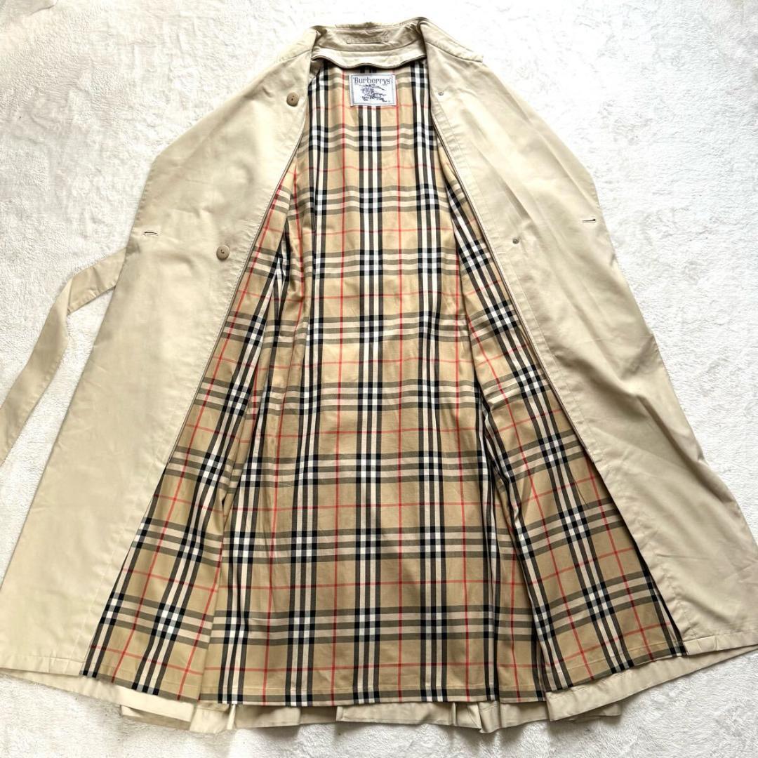 1円~希少 Burberrys バーバリー トレンチコート ノバチェック 1円~希少 Burberrys バーバリー トレンチコート ノバチェック