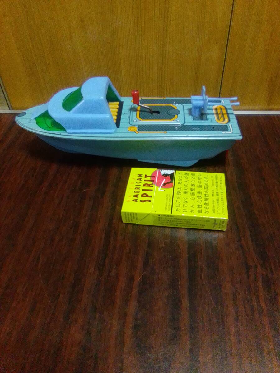 日本製魚雷ボート、ブリキ 骨董 日本製魚雷ボート、ブリキ 骨董