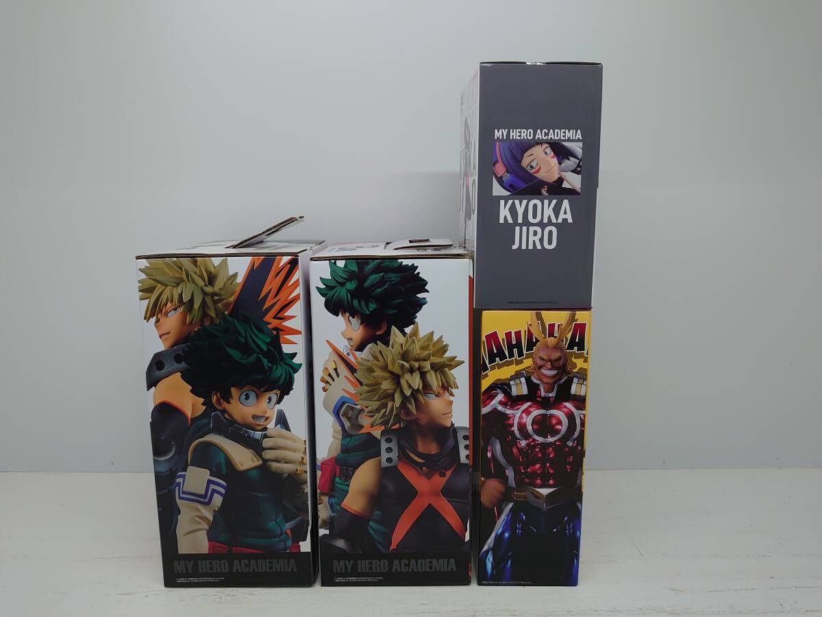 084-J08) 未開封品 一番くじ ヒロアカ フィギュア 4点セット 緑 084-J08) 未開封品 一番くじ ヒロアカ フィギュア 4点セット 緑