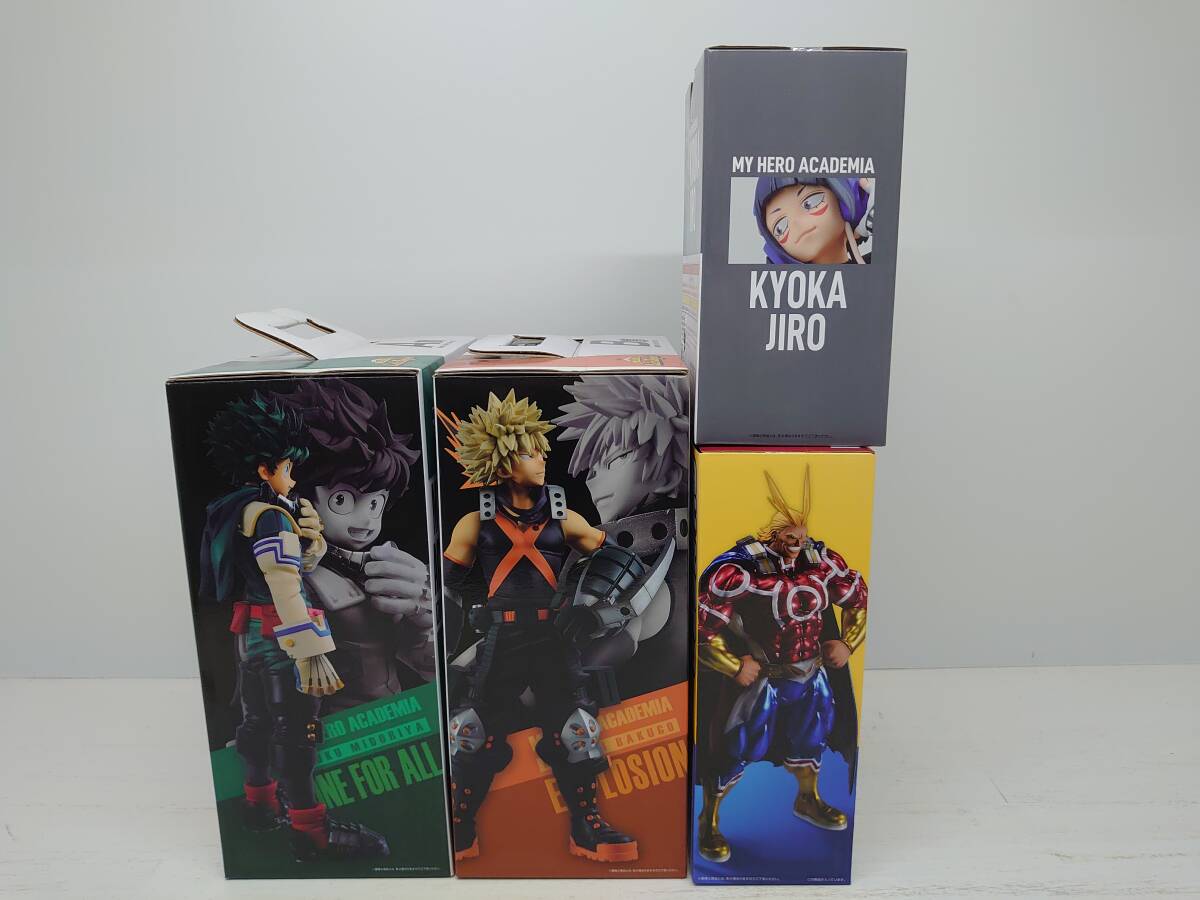 084-J08) 未開封品 一番くじ ヒロアカ フィギュア 4点セット 緑 084-J08) 未開封品 一番くじ ヒロアカ フィギュア 4点セット 緑