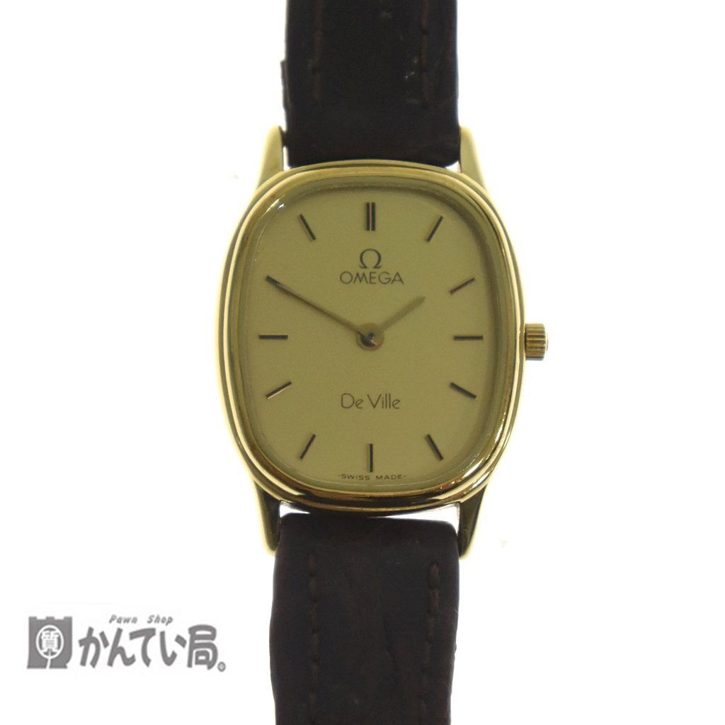1円~ 稼働品 OMEGA オメガ De Ville デビル クオーツ時計 SS 1円~ 稼働品 OMEGA オメガ De Ville デビル クオーツ時計 SS