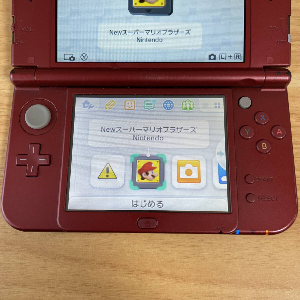 New ニンテンドー 3DS LL メタリックレッド 本体のみ 任天堂