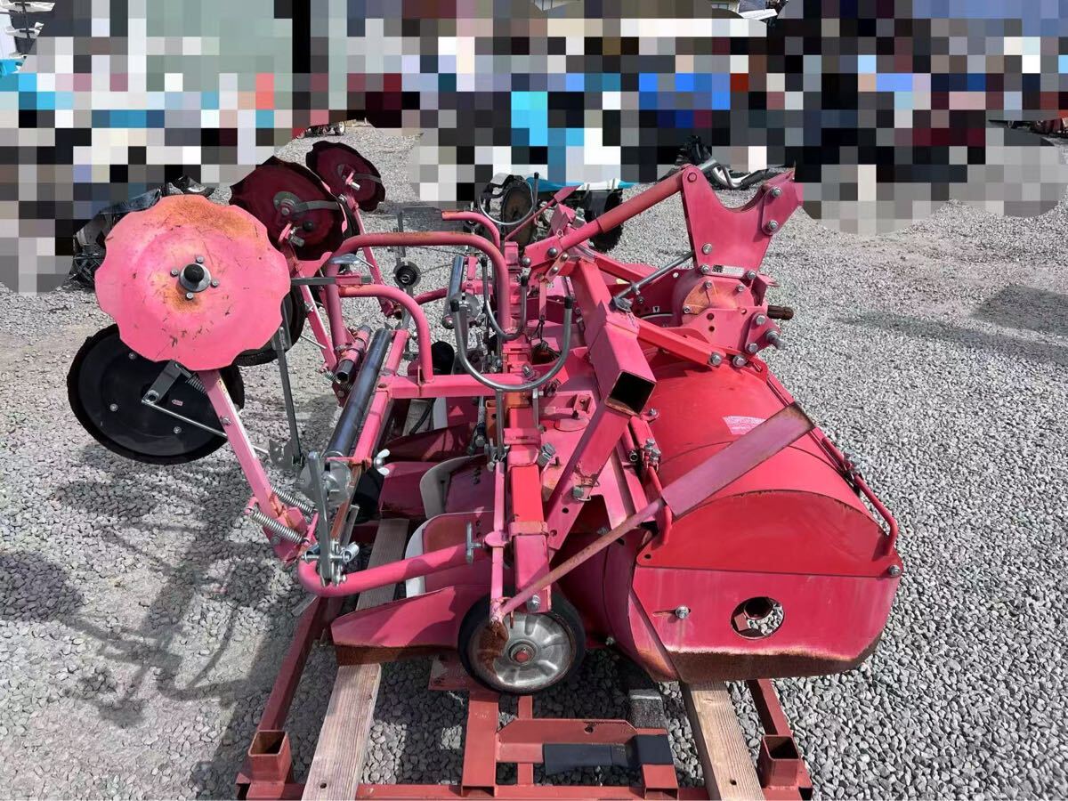 鋤柄農機 スーパー2畦マルチ マルチャー 畝立て成形機2連