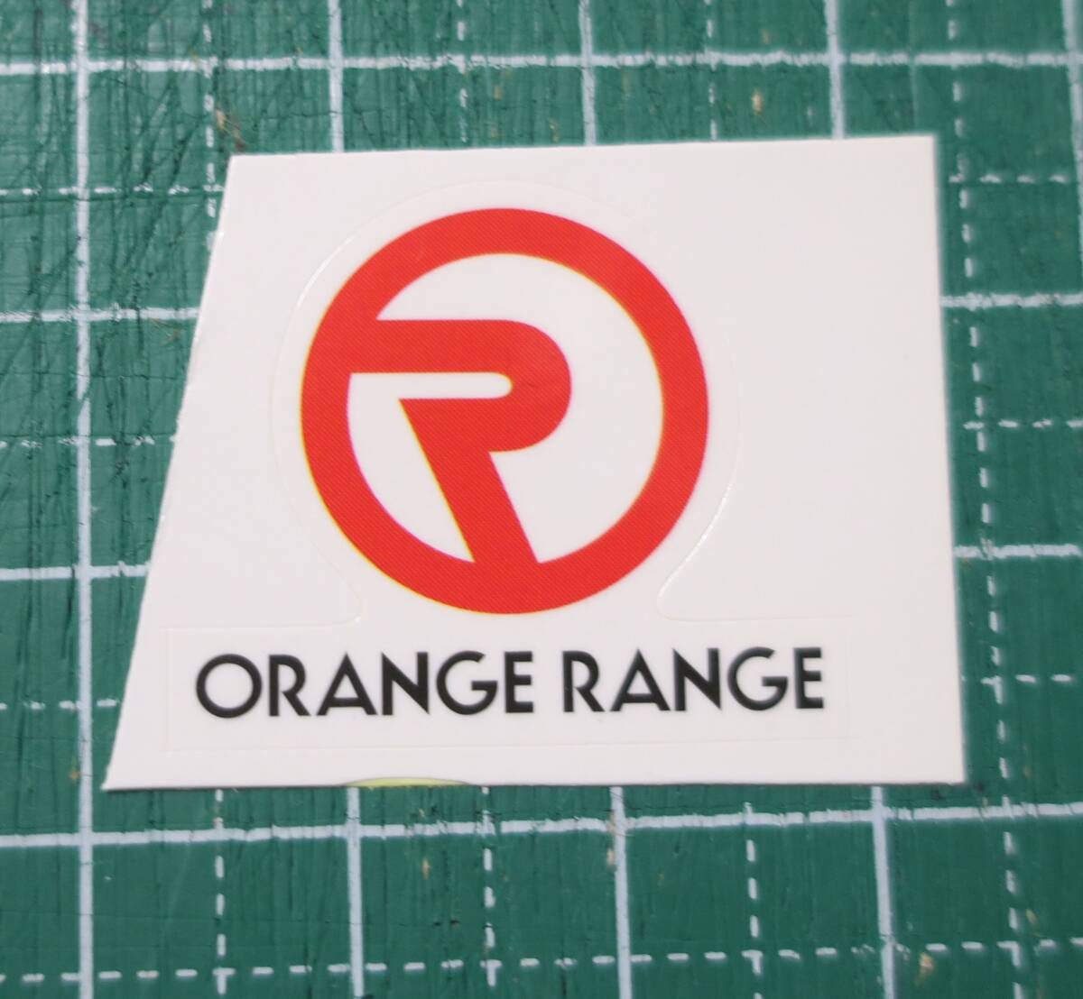  orange * плита ORANGE RANGE стикер не использовался наклейка [ осмотр ] привилегия частота / Logo журнал дополнение 