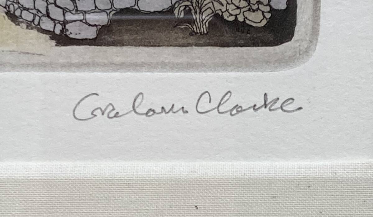 グラハム・クラーク/Graham Clarke「羊飼い」銅版画 エッチング グラハム・クラーク/Graham Clarke「羊飼い」銅版画 エッチング