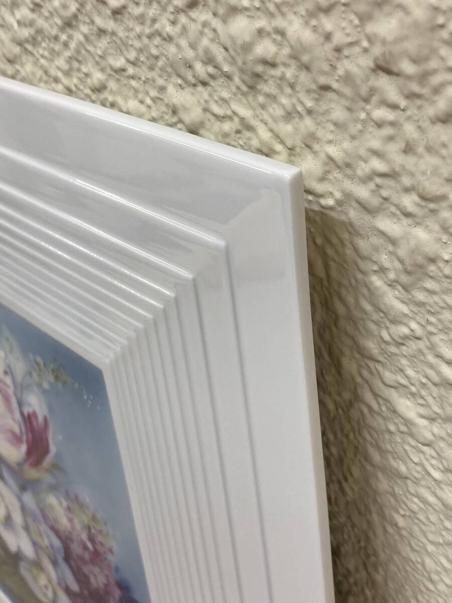 マイセン/MEISSEN「フラワーブーケ」陶板画 プラーク ハンド マイセン/MEISSEN「フラワーブーケ」陶板画 プラーク ハンド