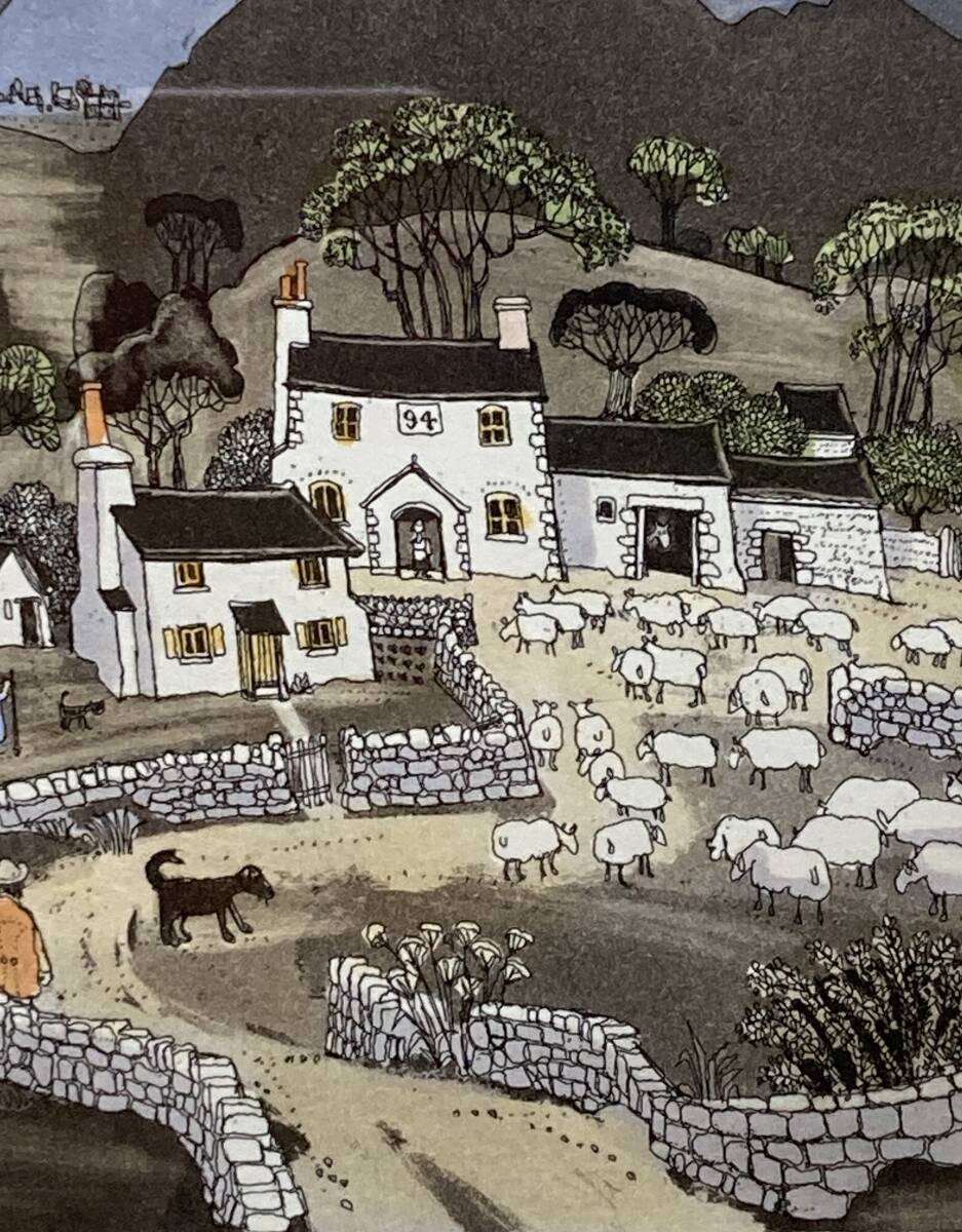 グラハム・クラーク/Graham Clarke「羊飼い」銅版画 エッチング グラハム・クラーク/Graham Clarke「羊飼い」銅版画 エッチング