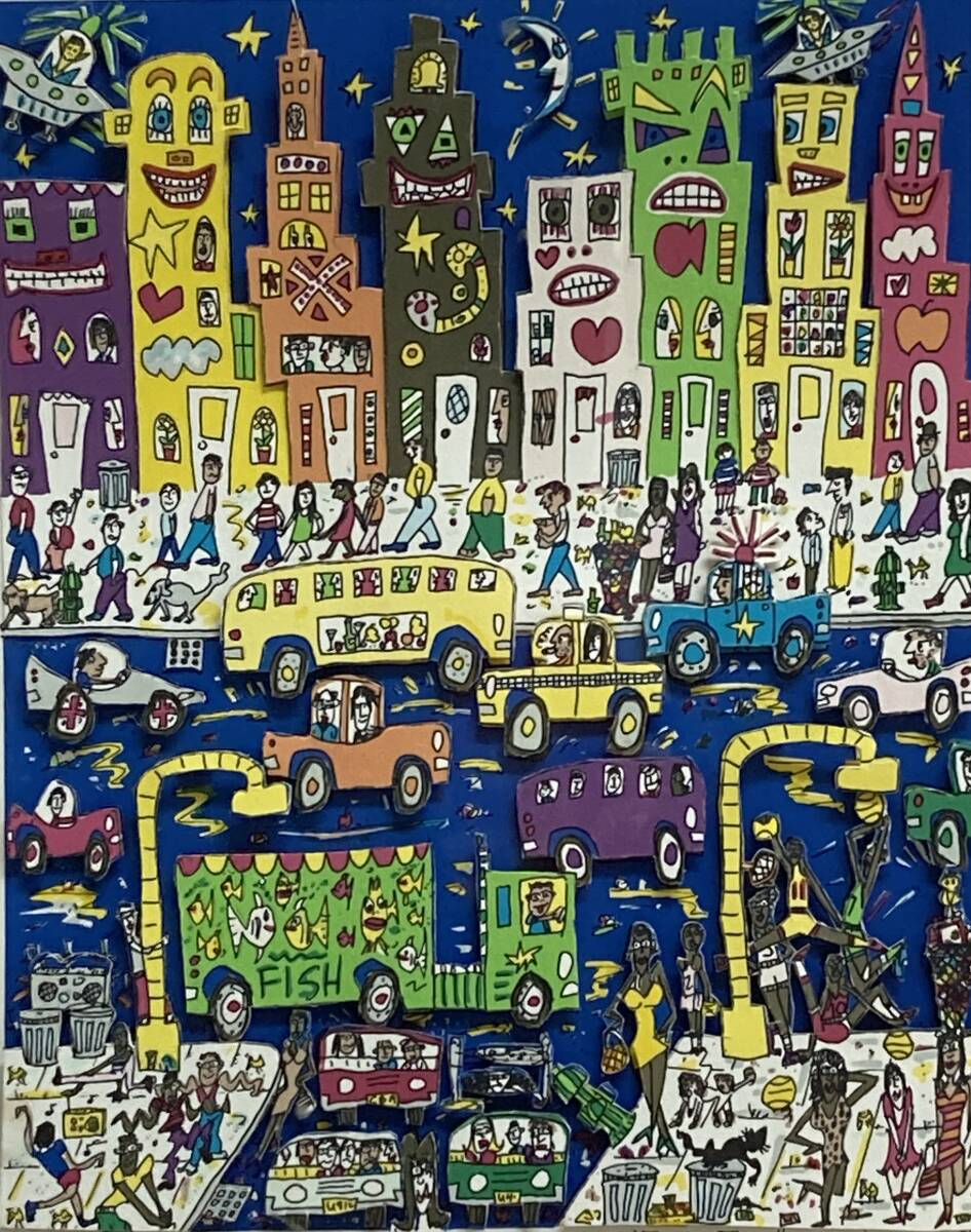 希少 ジェームス・リジィ/James Rizzi「TOO MANY~シリーズ」3D 希少 ジェームス・リジィ/James Rizzi「TOO MANY~シリーズ」3D