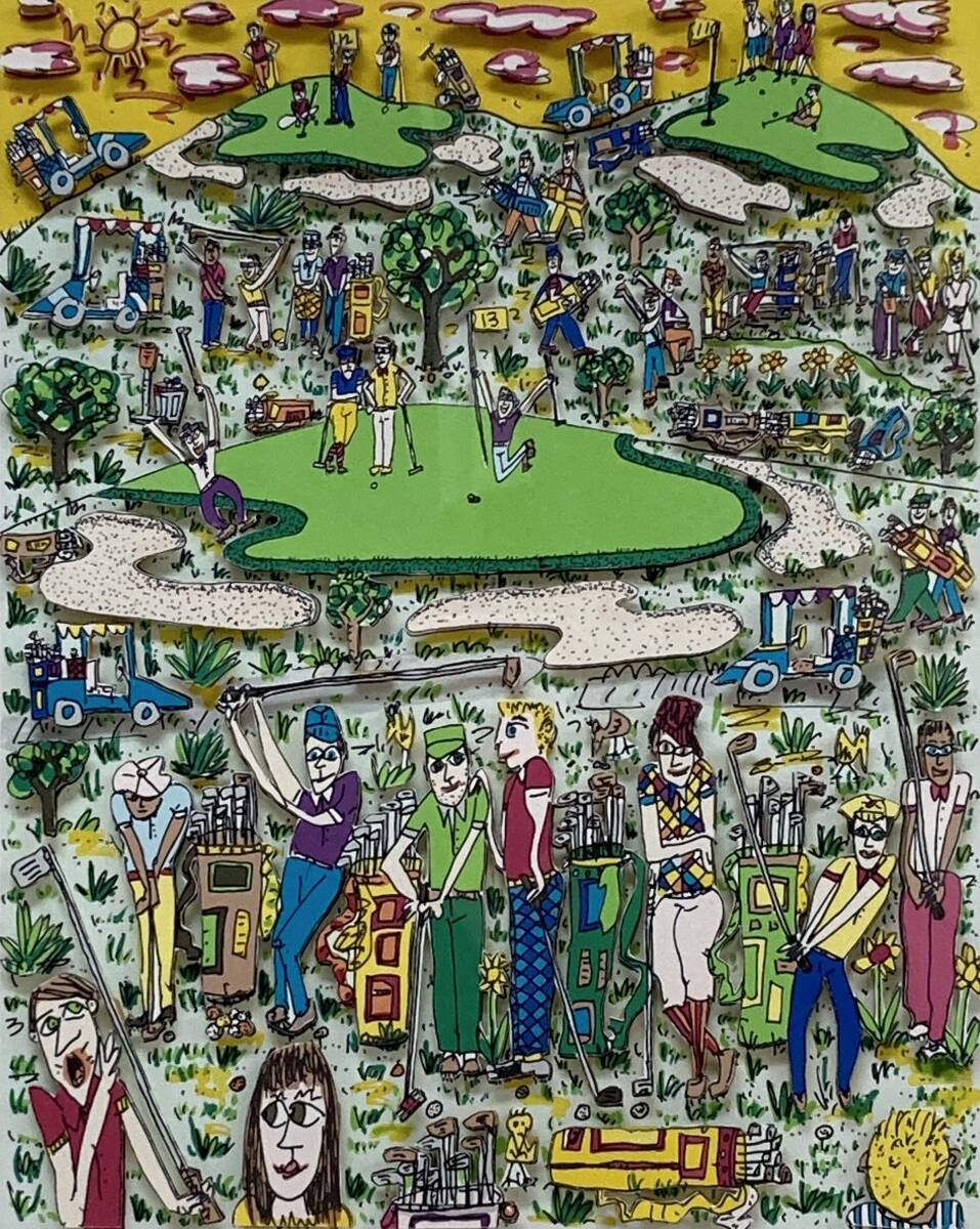 希少 ジェームス・リジィ/James Rizzi「TOO MANY~シリーズ」3D 希少 ジェームス・リジィ/James Rizzi「TOO MANY~シリーズ」3D