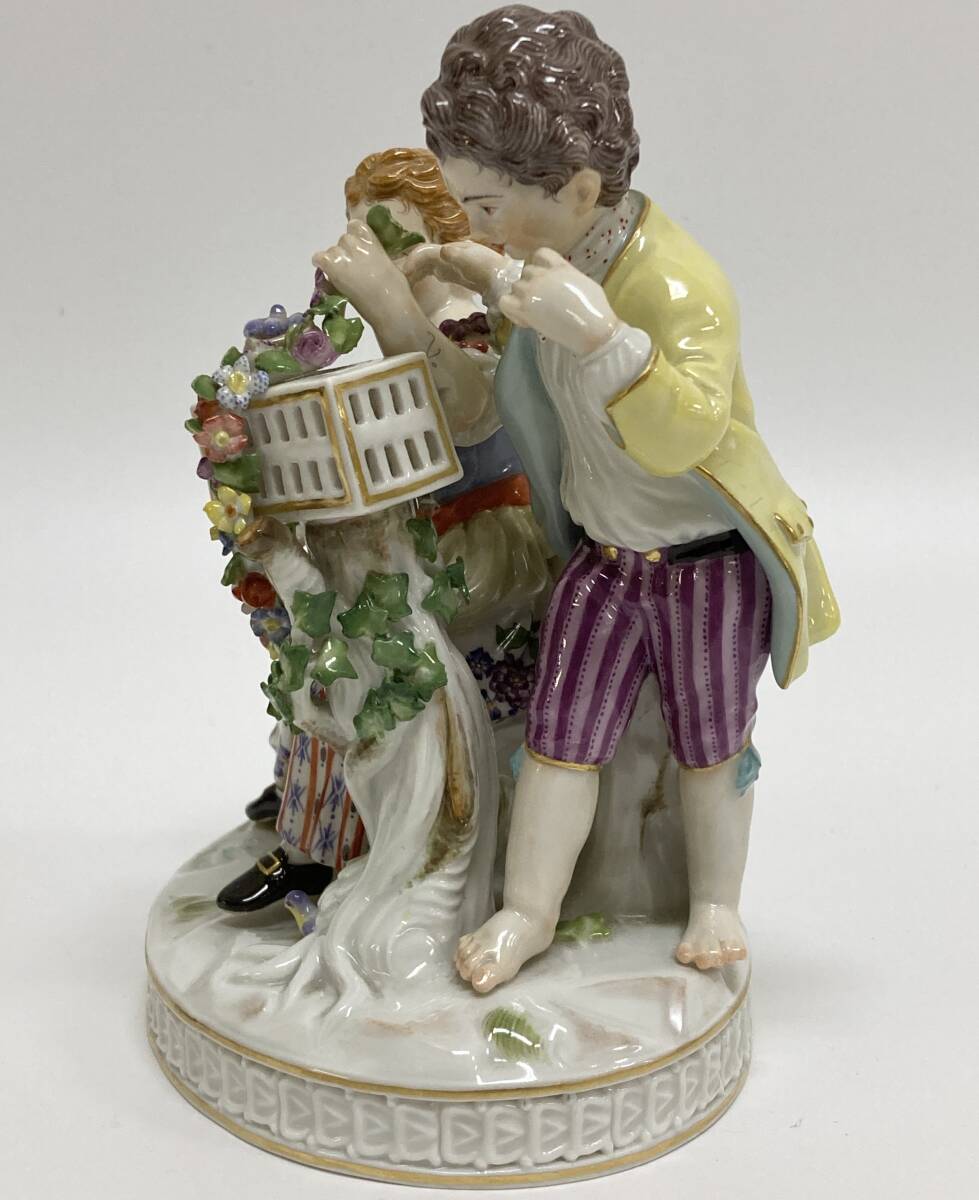 マイセン/MEISSEN「春の寓意シリーズより『鳥篭 』」陶磁器 マイセン/MEISSEN「春の寓意シリーズより『鳥篭 』」陶磁器