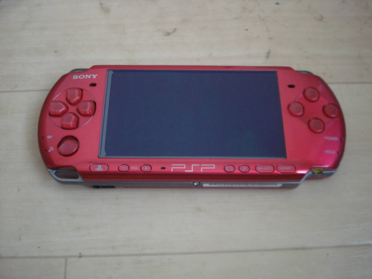 W☆SONY PSP-3000 本体 ラディアントレッド 完動良品 ☆送料215 W☆SONY PSP-3000 本体 ラディアントレッド 完動良品 ☆送料215