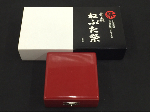 造幣局 七宝章牌 青森ねぶた祭 記念メダル 純銀 直径60mm 重量約 造幣局 七宝章牌 青森ねぶた祭 記念メダル 純銀 直径60mm 重量約