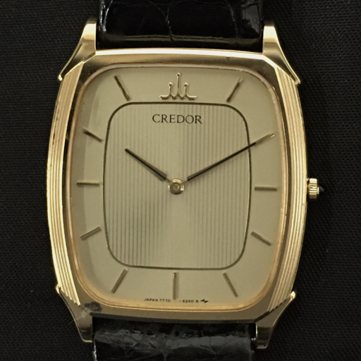 クレドール 14K + SS クォーツ 腕時計 7770-5180 メンズ クレドール 14K + SS クォーツ 腕時計 7770-5180 メンズ