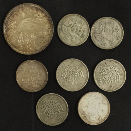 1964 東京オリンピック記念 1000円銀貨 他 100円銀貨 稲穂 鳳凰 1964 東京オリンピック記念 1000円銀貨 他 100円銀貨 稲穂 鳳凰