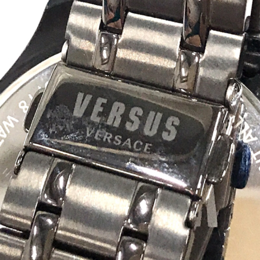 1円 ヴェルサーチ VERSUS クォーツ 腕時計 メンズ クロノグラフ 1円 ヴェルサーチ VERSUS クォーツ 腕時計 メンズ クロノグラフ