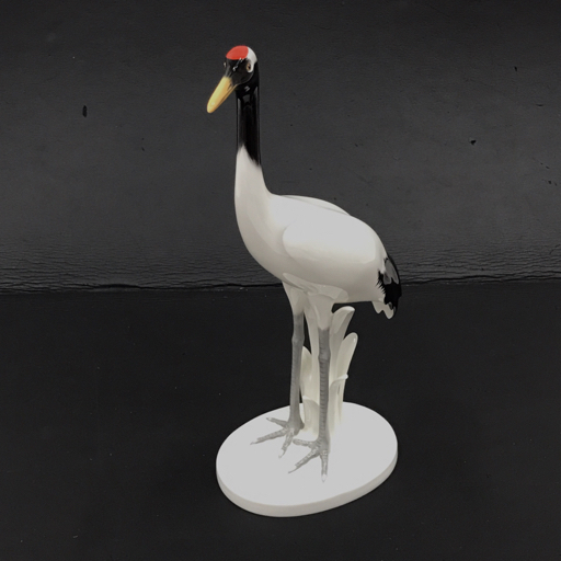 ノリタケ 鶴 ツル 置物 高さ約29.5cm スタジオコレクション ノリタケ 鶴 ツル 置物 高さ約29.5cm スタジオコレクション