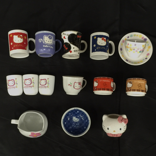 1円 サンリオ HELLO KITTY ハローキティ カップ&ソーサー 1円 サンリオ HELLO KITTY ハローキティ カップ&ソーサー