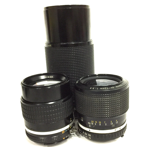 1円 Nikon F3 NIKKOR 50mm 105mm 36-72mm 80-200mm 一眼レフ 1円 Nikon F3 NIKKOR 50mm 105mm 36-72mm 80-200mm 一眼レフ