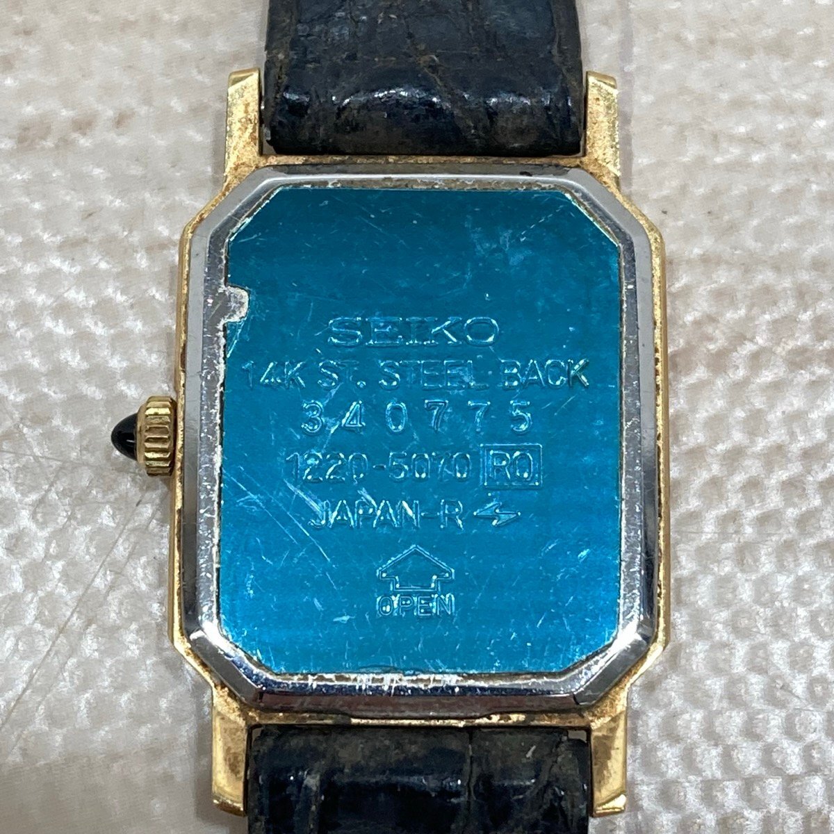 電池切れ SEIKO セイコー 1220-5070 Exceline エクセリーヌ